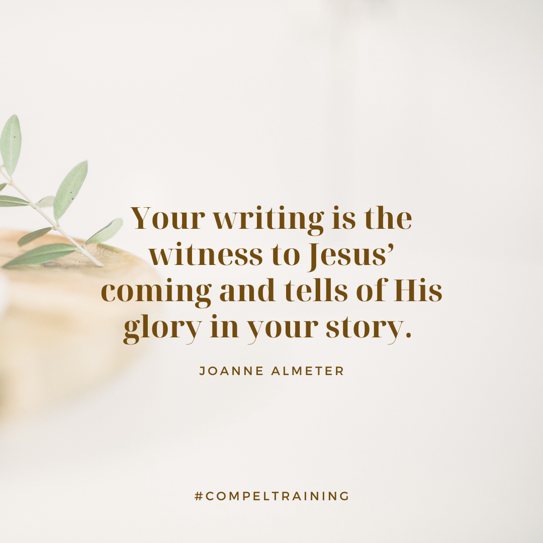 Do you have a story longing to be told? Just as the writers of the Bible brought the message to you and me, let the stories of your life and His words lead people to Him. Here is the message you bring that every heart needs to hear!