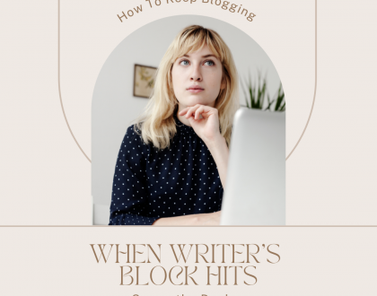As bloggers, what do we do when writer’s block hits? Unfortunately, there’s not a secret formula or magic wand. But here are a few established practices to rely on when the dreaded black cursor begins to flash again!