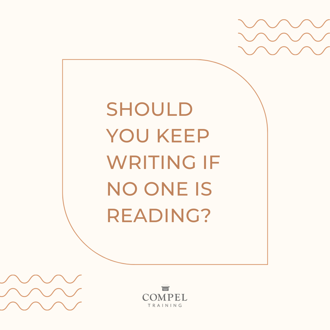Have you struggled with wondering if your writing matters? You are not alone! As writers, when people read and engage with our words it can have a huge impact on our craft. Here are two important reminders to take to heart when it feels as if no one is reading your writing!
