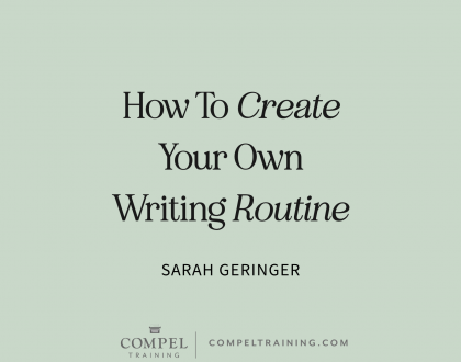 How To Create Your Own Writing Routine