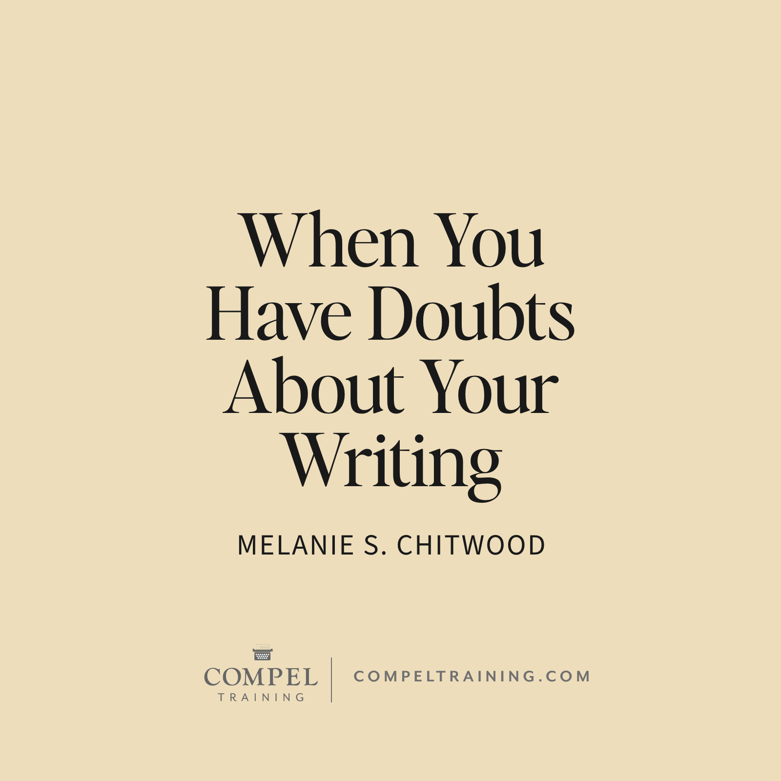Doubt. As writers, we all experience moments of doubt. It can lead us down a rabbit hole of self-disappointment or leave us paralyzed with fear. It’s hard to write under that kind of pressure, but the wonderful news is we don’t have to! If you’ve ever doubted yourself and your ability to write, we encourage you to read on, friend.