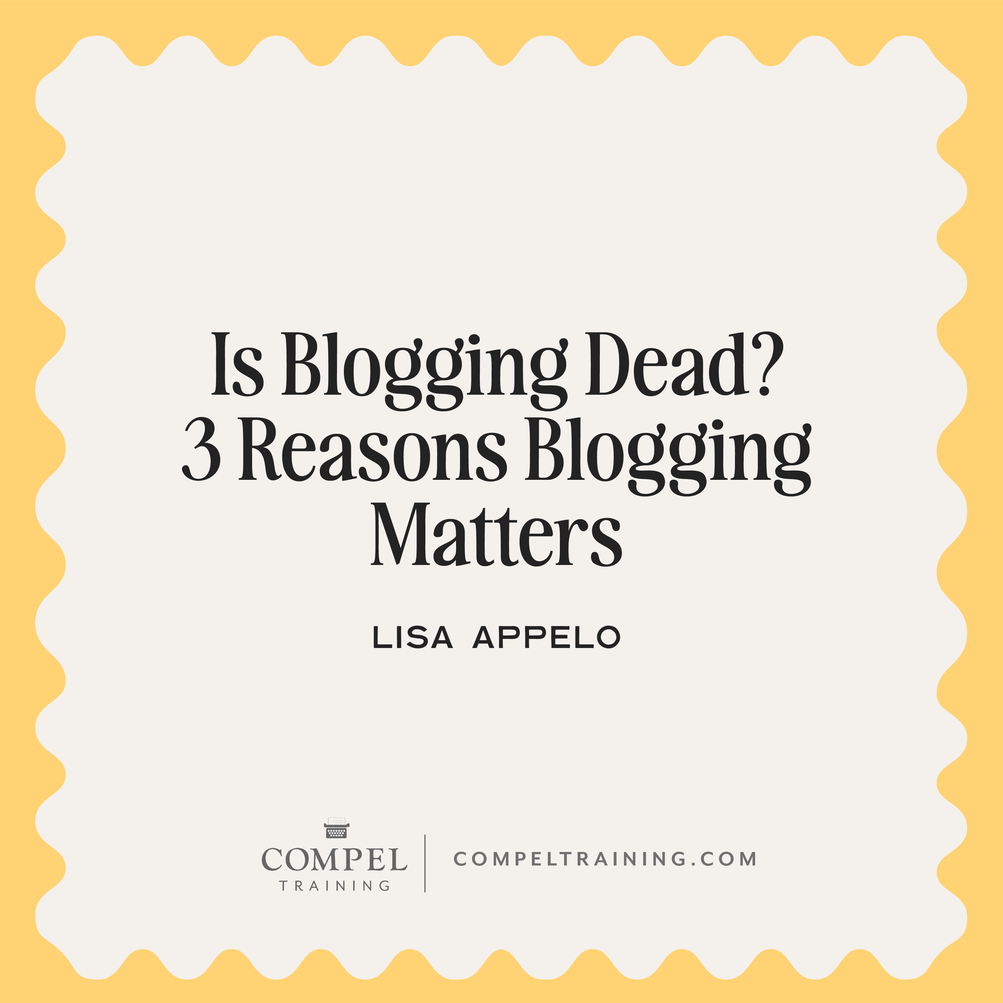 Is blogging a thing of the past? We don’t think so! In fact, blogging isn’t merely surviving; it’s thriving. Come join us as we unpack the three reasons why blogging matters today!