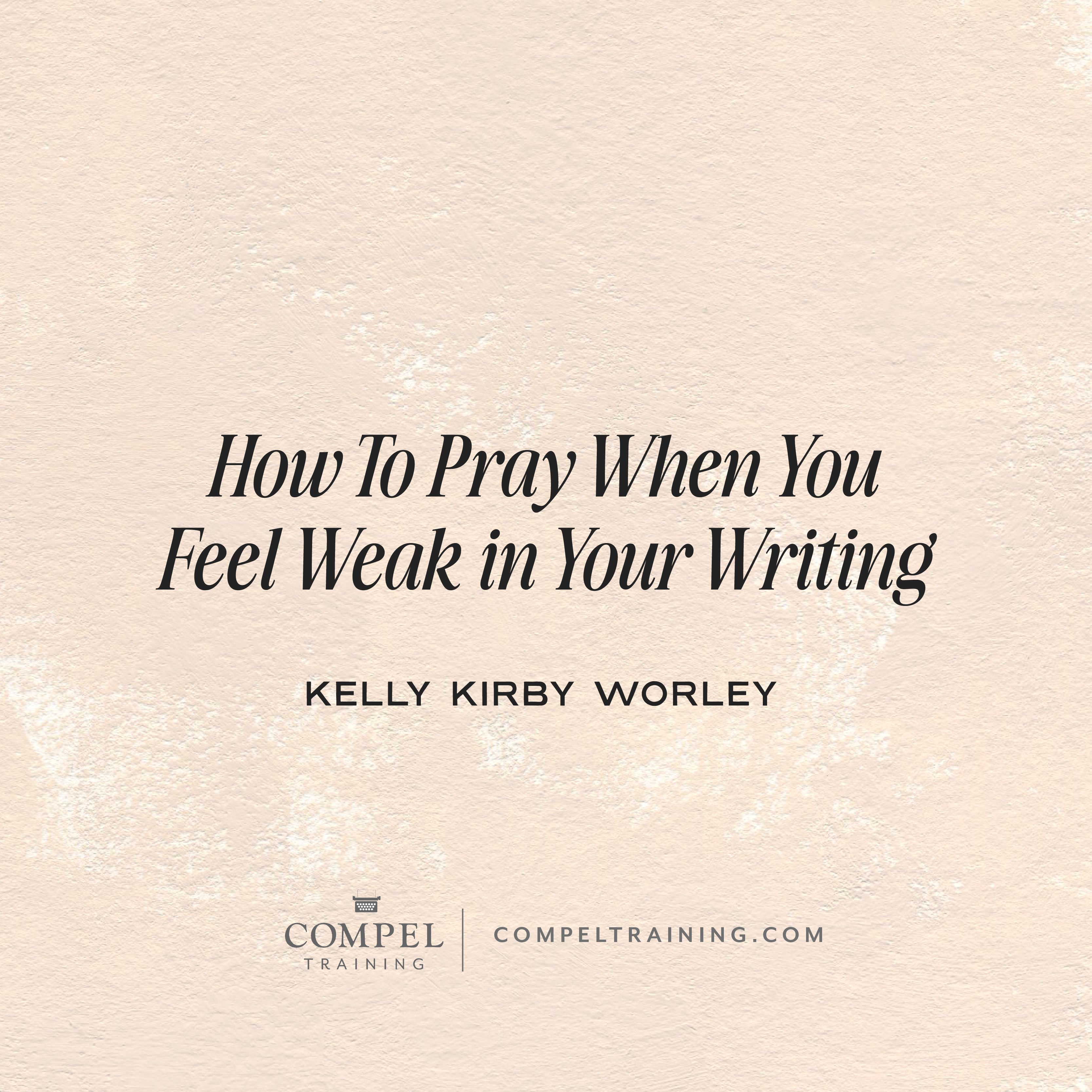 Let’s face it ... we all need a good old-fashioned pep rally of prayer and praise to find success in our writing. We can’t pour into others from an empty cup. Here are some ways you can seek strength to fulfill your calling from the One who calls and equips you to complete it.