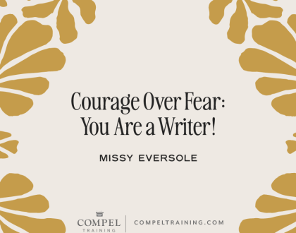 We all know writing is a wonderful outlet for creativity, connecting with others and spreading the Good News of Jesus. With so many talented writers out there, it is certainly intimidating to call ourselves writers. Here is how you can find the courage to step out of your comfort zone and boldly continue on the journey God has called you to be on!