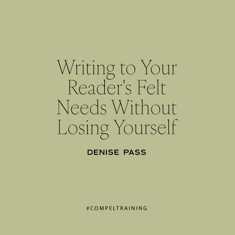 How can we write for the felt needs of others when we don’t always understand or know our pain or our own felt needs? Learning to write to our readers’ felt needs without losing ourselves can be a challenge, but here are three tips to help …