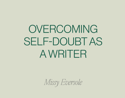 Self-doubt is a part of everyone’s writing journey. By focusing on these four steps, you can kick self-doubt to the curb and get back on track with your writing. Remember: God called you to write, and He is there for you!