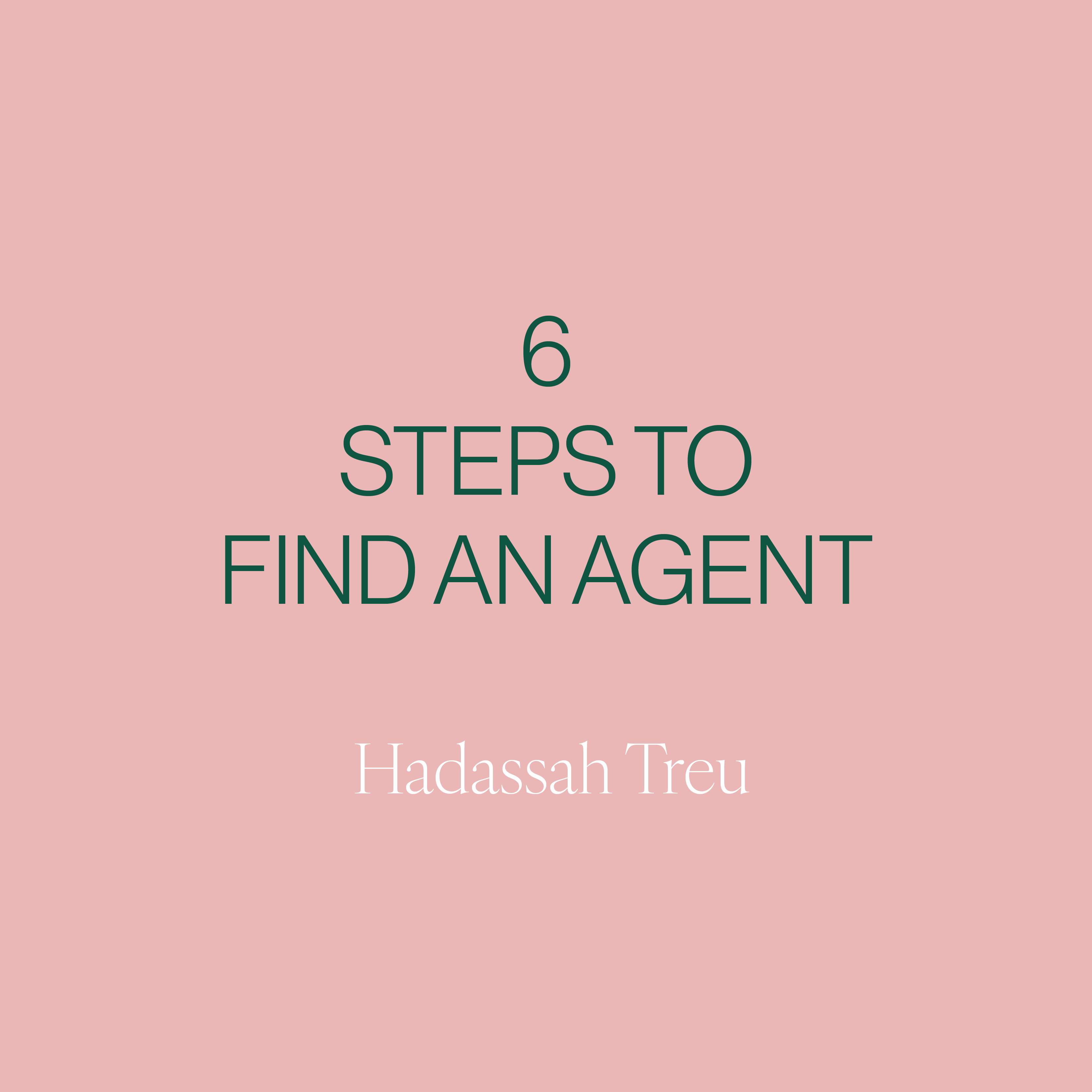 Finding and securing an agent can be an overwhelming task. However, with these six steps, you will be more prepared to find the perfect fit for your writing dreams today.