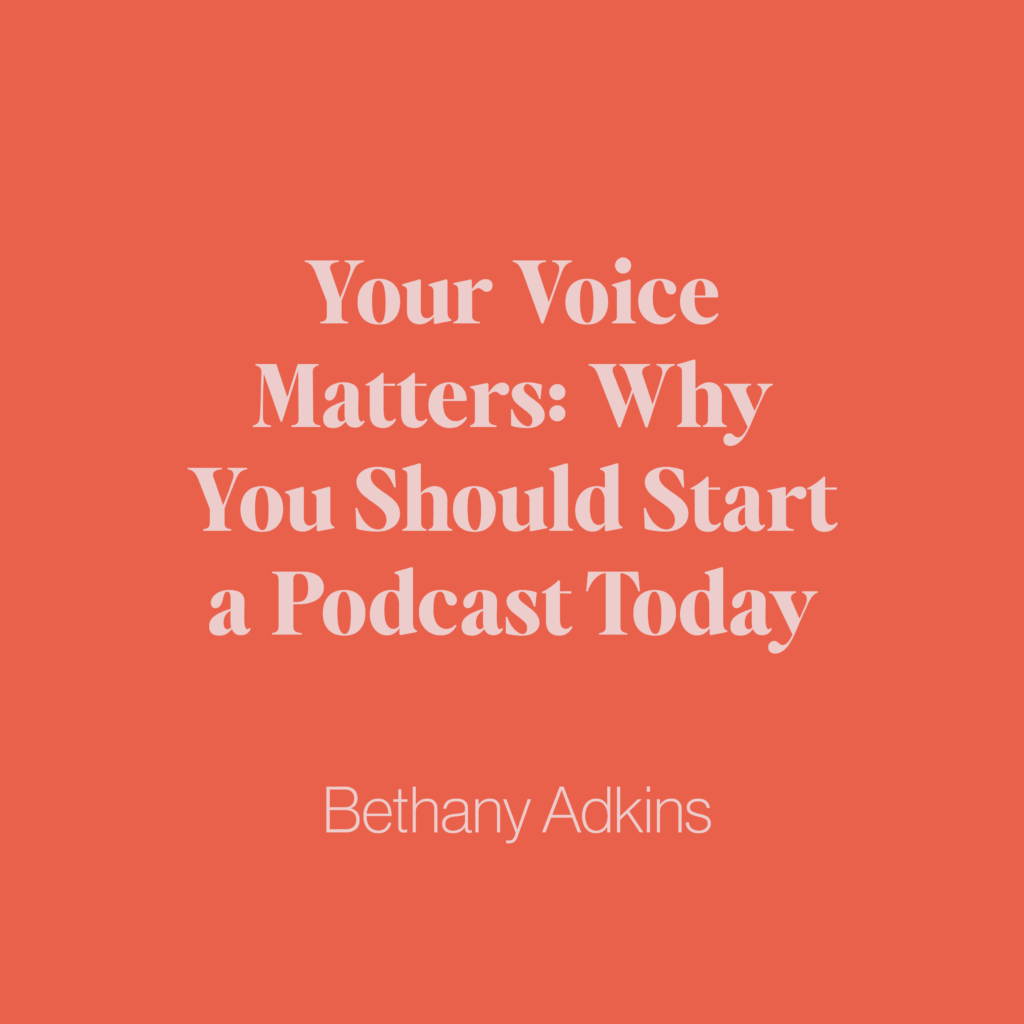 While podcasting has undoubtedly been booming over the last several years, and many have voiced concerns about the industry being oversaturated, we are still just beginning. Today, we are sharing why diving into the world of podcasting could be one of the most fulfilling journeys you embark on and why now might just be the best time to start!