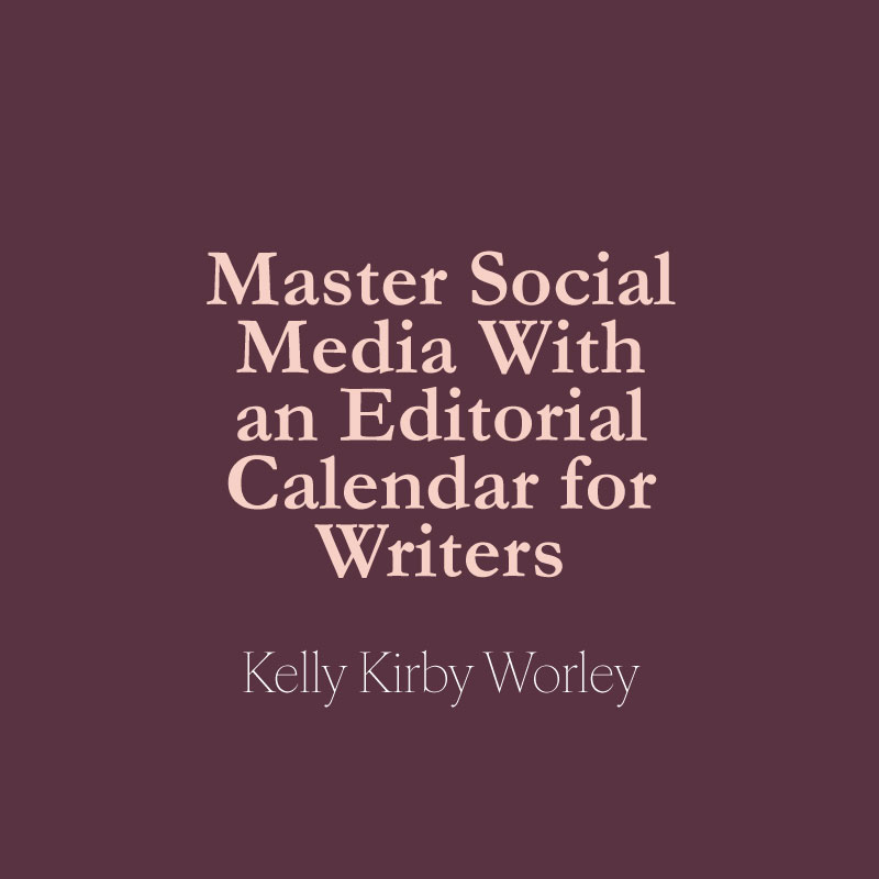 With the new year upon us, we are all scrambling to figure out ways to make our writing lives a little bit easier and a lot more structured. Today, Kelly shows us how to put together and use an editorial calendar that will whip us into shape for 2025!