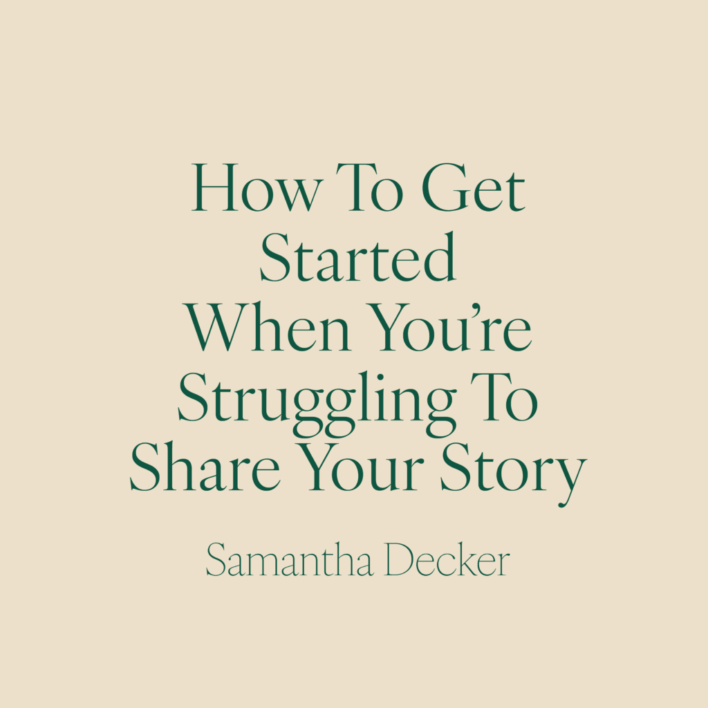 You have a story to share. You are excited and ready, but you’re also struggling with how to proceed. We are here to help you! Here are three tips to help you begin telling your story to the world and those who need it most ...