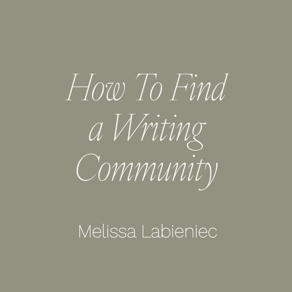 Writing can be a solitary and lonely activity, but it doesn’t have to stay that way. Some of the most accomplished writers have a community of other writers to support and encourage them. Here is why it’s important not only to write but to find your people ...