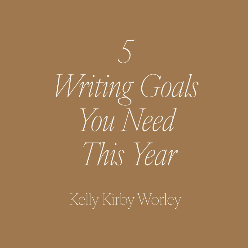 At last, the new year is upon us! Do you feel like you need a fresh start? We could all use one! Here are five writing goals to keep in mind as you go about leaving 2025 behind and entering 2026 …